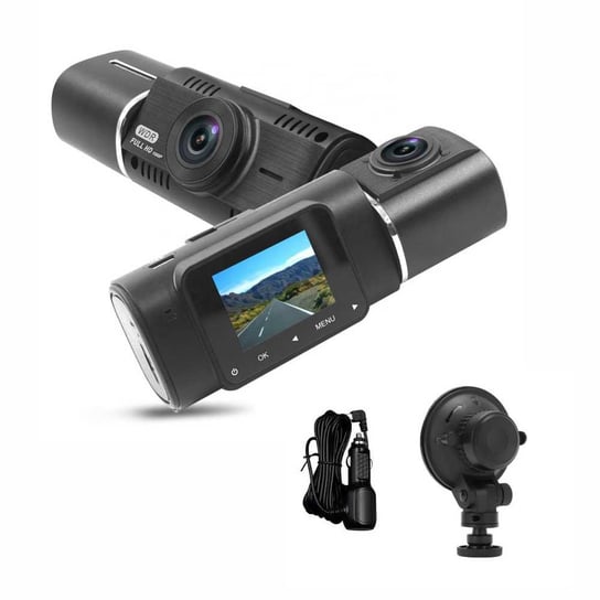 Rejestrator jazdy Manta DVR505F DUO Black Eye III z kamerą cofania G-sensor FHD WDR Manta