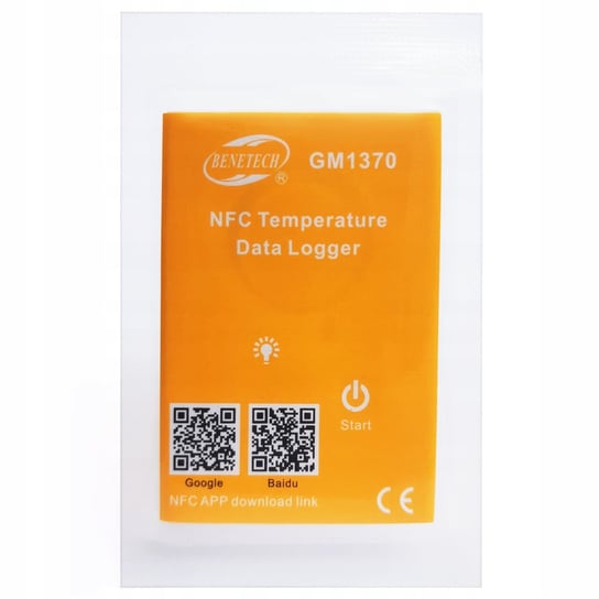 REJESTRATOR TEMPERATURY Data Logger z NFC Android Benetech