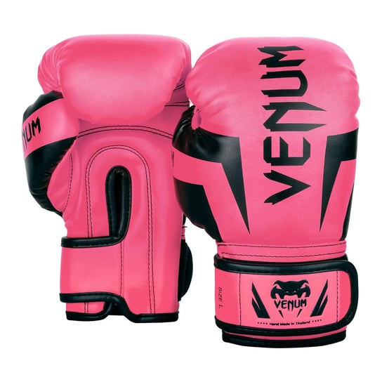 Rękawice bokserskie dziecięce Venum Elite Boxing fluo pink M Venum