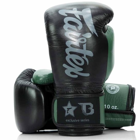 Rękawice bokserskie FAIRTEX FXB BG V2 (black/green) [Waga: 12 oz] Inna marka