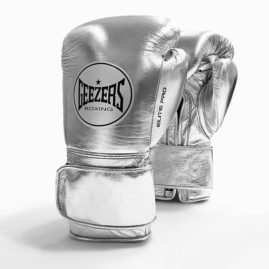 Rękawice bokserskie GEEZERS Elite Pro 2.0 (silver) [Waga: 12 oz] Inna marka