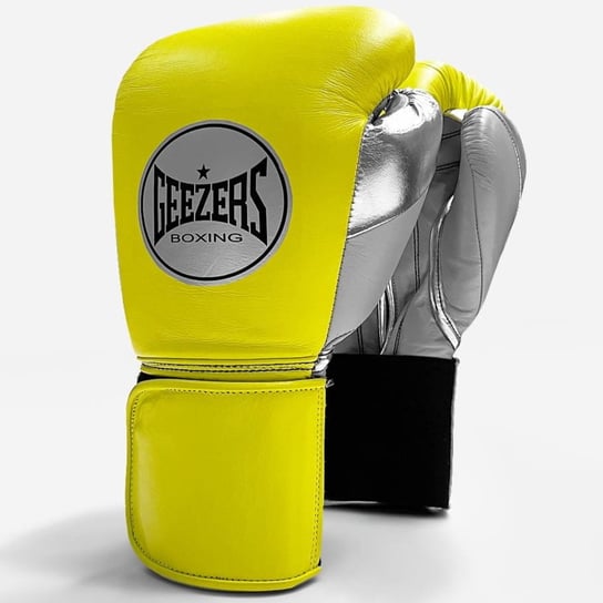 Rękawice bokserskie GEEZERS Halo (yellow/grey/silver) [Waga: 12 oz] Inna marka