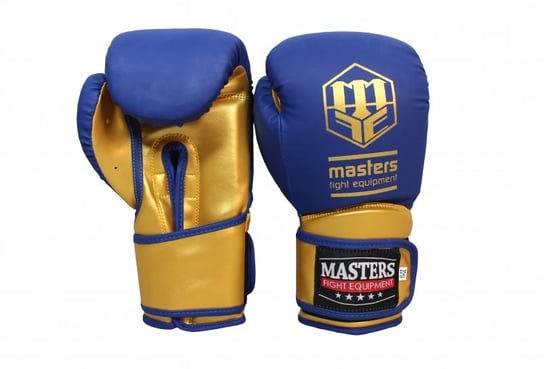 Rękawice bokserskie MASTERS czerwone RPU-COLOR/GOLD 10 oz MASTERS FIGHT EQUIPMENT