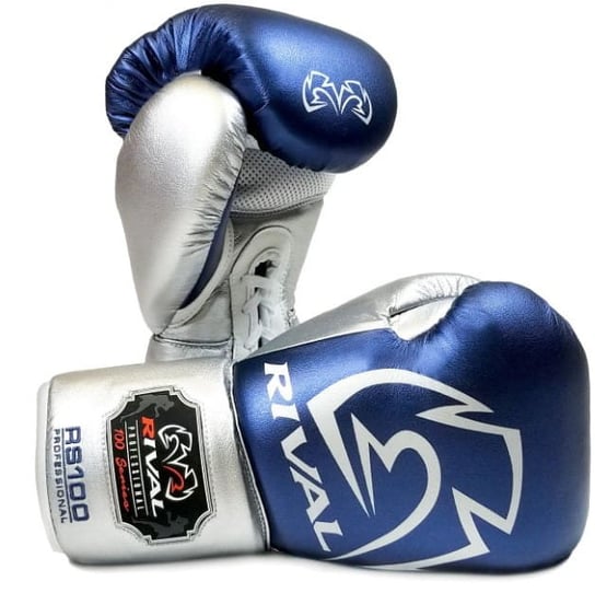 Rękawice bokserskie Rival RS100 (blue/silver) [Waga: 14 oz] Inna marka