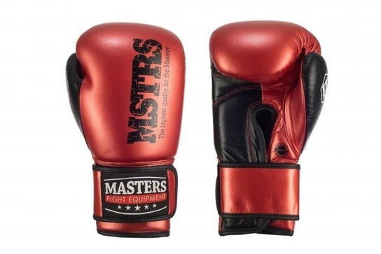 Rękawice bokserskie skórzane RBT-METALIC Masters Fight Equipment