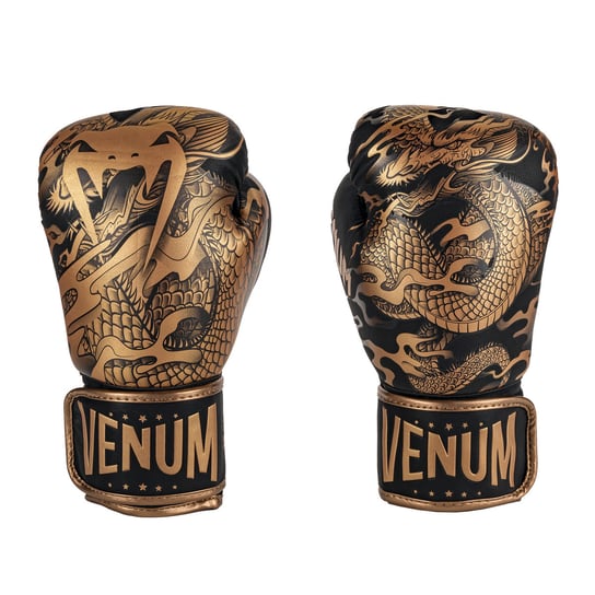 Rękawice bokserskie Venum Dragon's Flight czarno-złote 03169-137 10 oz Venum