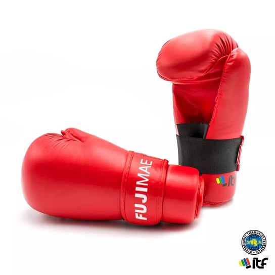 Rękawice do taekwondo z aprobatą ITF FUJIMAE - czerwone [Rozmiar: XL] Inna marka