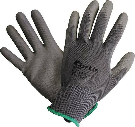 Rekawice Fitter, PU/nylon, szare wielkosc 7 FORTIS Inna marka