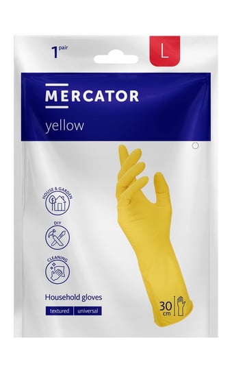 Rękawice Gospodarcze Mercator Yellow L 1 Para Mercator Medical