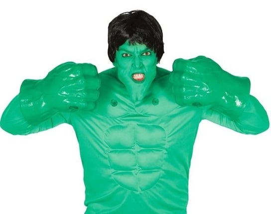 Rękawice Hulk Plastikowe Guirca