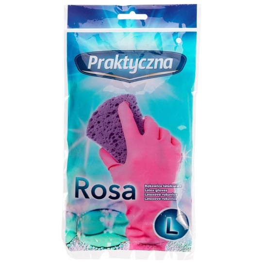 Rękawice lateksowe Rosa - Praktyczna - l PRAKTYCZNA