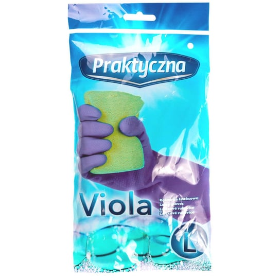 Rękawice lateksowe Viola - Praktyczna - L PRAKTYCZNA