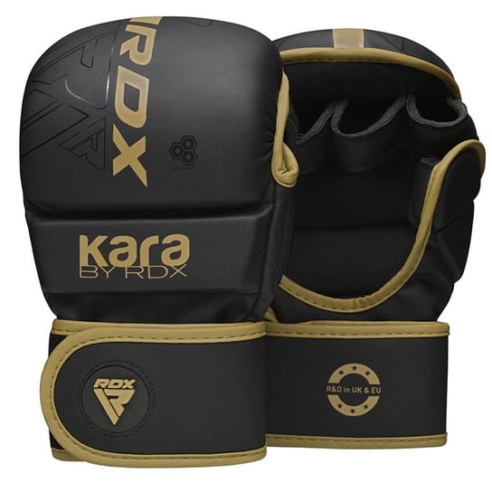 Rękawice MMA RDX F6 KARA (black/gold) [Rozmiar: L/XL] RDX
