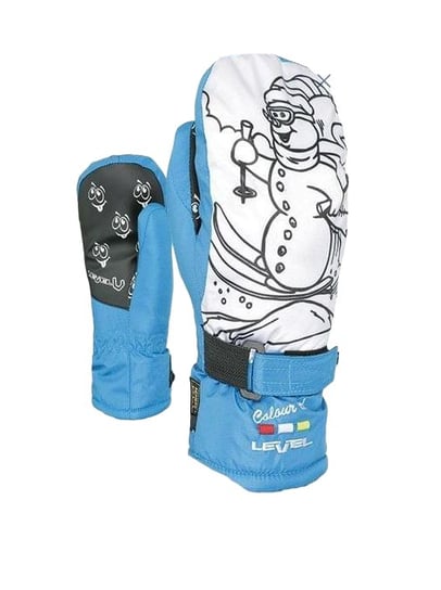 Rękawice narciarskie Level Pop-Art zimowe dziecięce-134 Inna marka