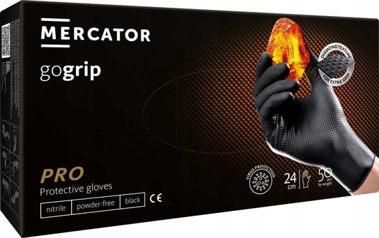 Rękawice Nitrylowe 50 szt. 11-XXL Gogrip Black Inny producent