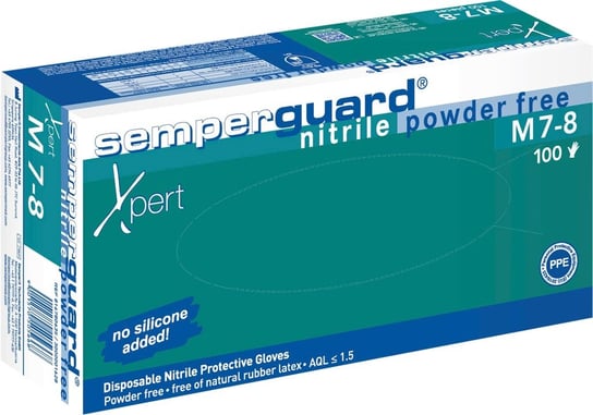 Rękawice nitrylowe SEMPERGUARD XPERT  1 para Inna marka