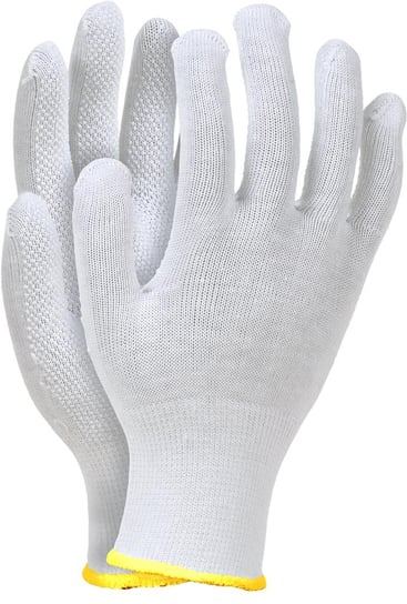 Rękawice ochronne wykonane z wysokiej jakości bawełny z jednostronnym 12par REIS