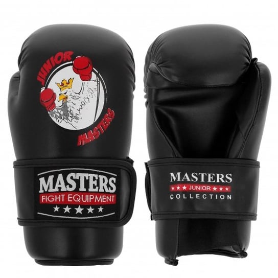 Rękawice otwarte ROSM-MJC czarne Masters Fight Equipment