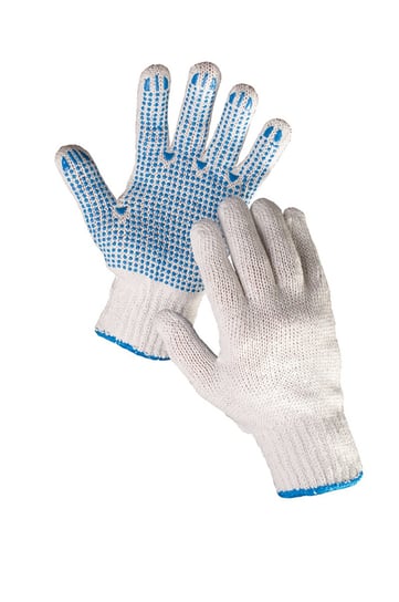 rękawice plover, montażowe, rozm. 10, biało-niebieskie Cerva