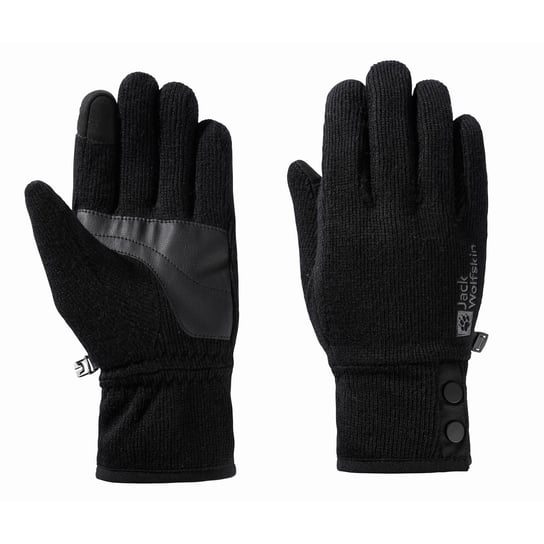 Rękawice polarowe Jack Wolfskin WINTER WOOL GLOVE black L Jack Wolfskin