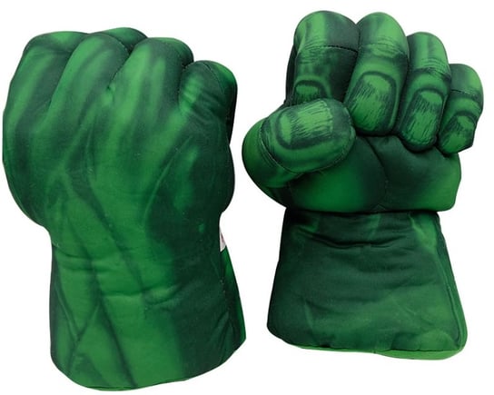 RĘKAWICE RĘKAWICA PIĘŚCI HULK MUTANT POTWÓR STRÓJ PRZEBRANIE BAL KARNAWAŁ Hopki