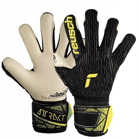 Rękawice Reusch Attrakt Freegel Gold Finger Support Junior 54 72 130 7752 c Reusch