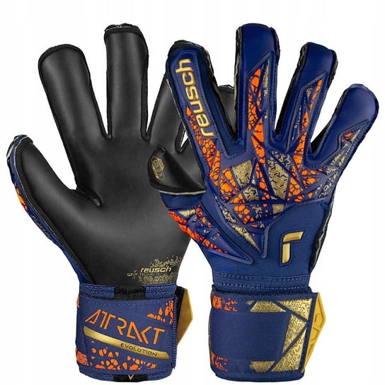 Rękawice Reusch Attrakt Gold X Evolution 54 70 964 4411 granatowy 9 Reusch