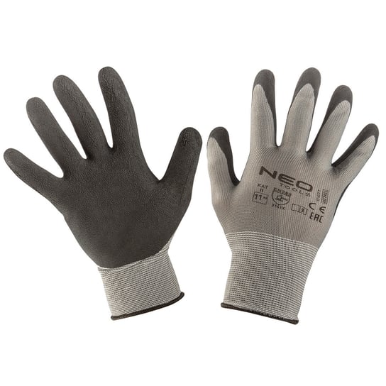 Rękawice robocze poliester pokryty lateksem (foam) rozmiar 11 NEO 97-617-11 Neo Tools