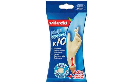 Rękawice VILEDA MultiProtect Latex, S/M, 10 szt. Vileda