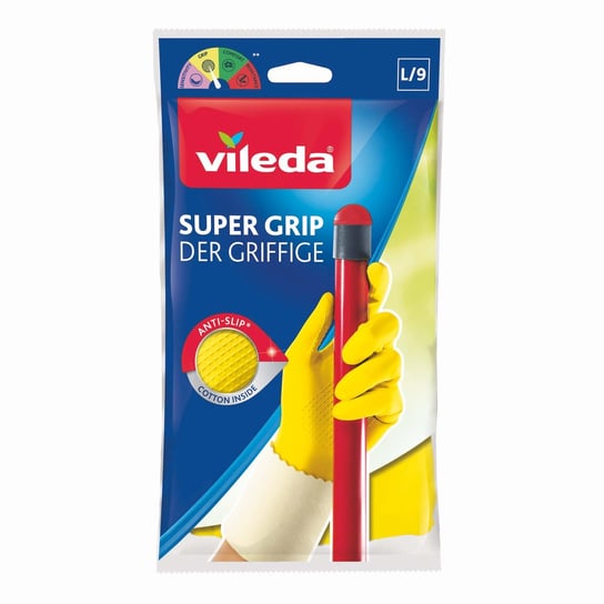 Rękawice VILEDA Super Grip, L Vileda