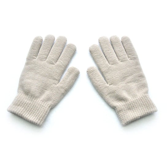Rękawiczki Akrylowe Ciepłe Dotyk 20Cm Beżowe R01 Inna marka