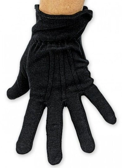 rękawiczki bawełniane męskie, czarne Chaks