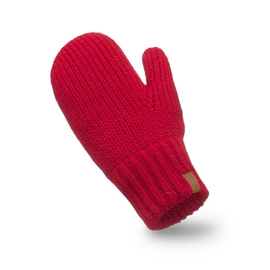 Rękawiczki damskie, czerwone PaMaMi