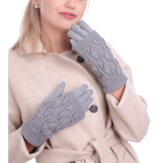 Rękawiczki Dual-Function Elegancep Popielaty MORAMO