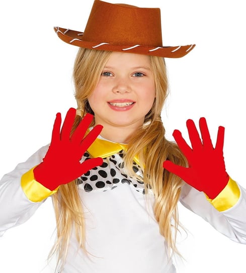Rękawiczki dziecięce, czerwone Guirca