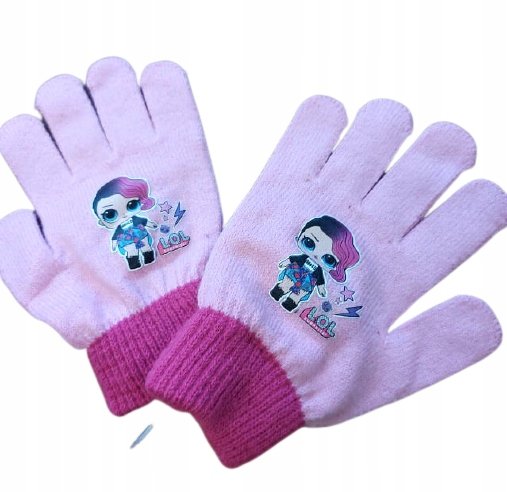 Rękawiczki Dziewczęce Akryl Lol Surprise One Size Disney