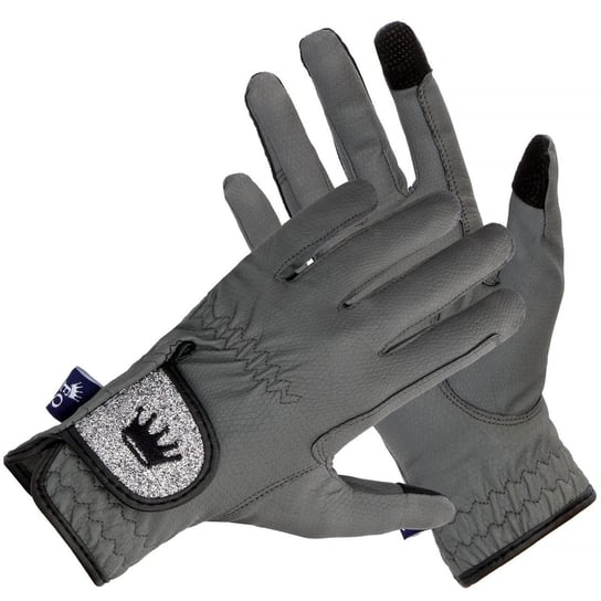 Rękawiczki EQ.QUEEN Bali szare/srebrne, rozmiar: XS Inna marka