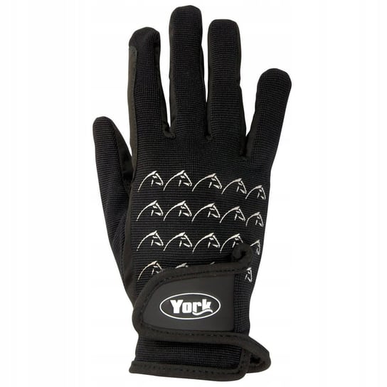 Rękawiczki Jeździeckie York Hobby czarne M Inna marka