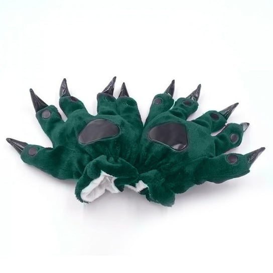 Rękawiczki Kigurumi Onesie Pazury Zielony Zolta