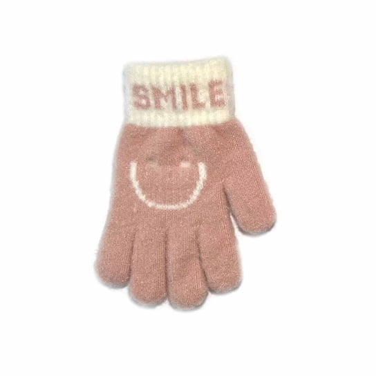 Rękawiczki młodzieżowe Smile jasnoróżowe RAK