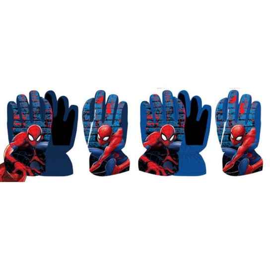Rękawiczki Narciarskie Spiderman 7-8 Lat Zima 5P Setino