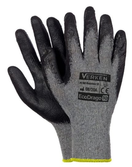 Rękawiczki robocze ecoDRAGO SZARE - VERKEN - rozmiar 10 VERKEN Inna marka
