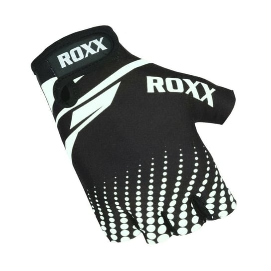Rękawiczki rowerowe Roxx Cycling Gloves Gel Padded | CZARNO-BIAŁE L ROXX