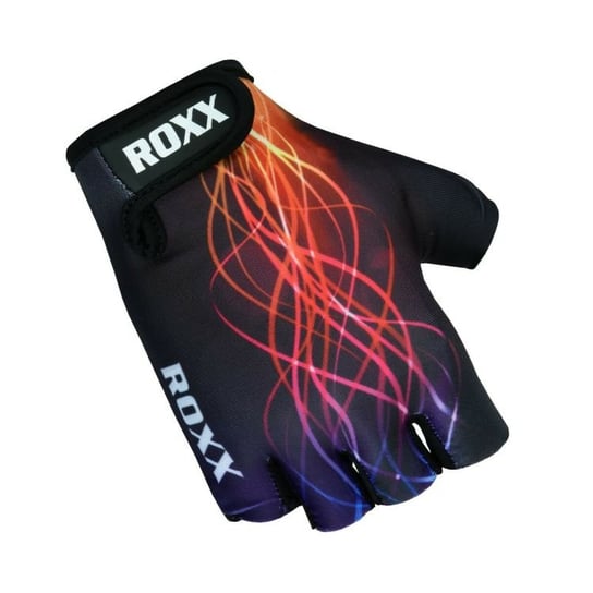 Rękawiczki rowerowe Roxx Cycling Gloves Gel Padded | CZARNO-WIELOKOLOR L ROXX