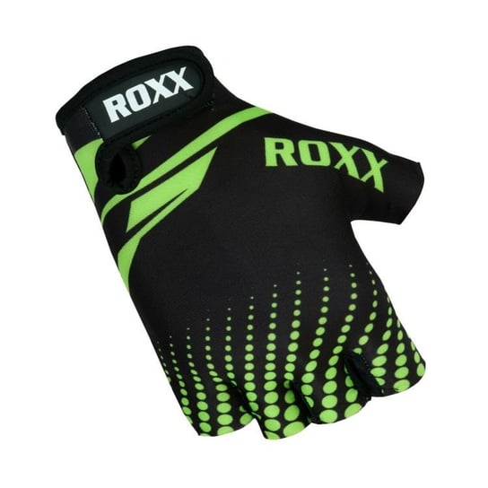 Rękawiczki rowerowe Roxx Cycling Gloves Gel Padded | CZARNO-ZIELONE M ROXX
