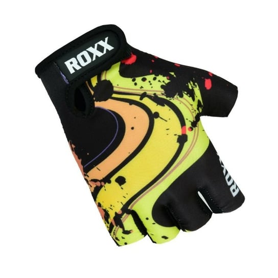 Rękawiczki rowerowe Roxx Cycling Gloves Gel Padded | CZARNO-ŻÓŁTE XL ROXX
