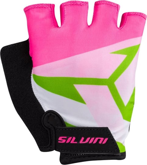 Rękawiczki Rowerowe Silvini Junior Ose | Pink/Neon 11-12 Lat Silvini