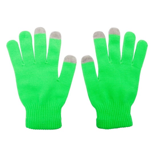 Rękawiczki Touch Control do urządzeń sterowanych dotykowo, zielony Inna marka
