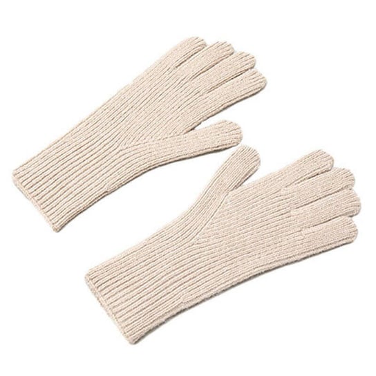 Rękawiczki zimowe dotykowe - beżowy Hurtel