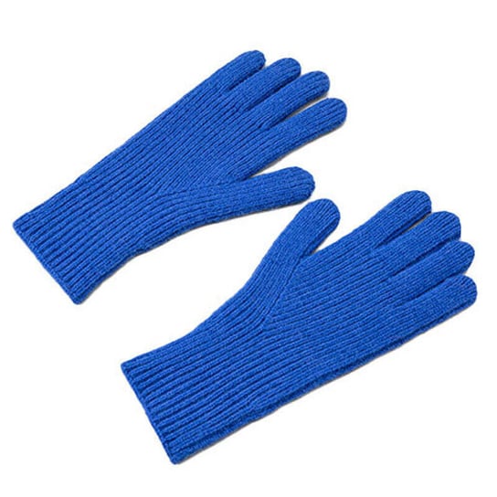 Rękawiczki zimowe dotykowe - niebieskie Hurtel